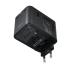 ACEFAST Z8 PD 45W GaN Charger – 3 USB-C + 2 USB-A Multifunctional International Travel Adapter - Black